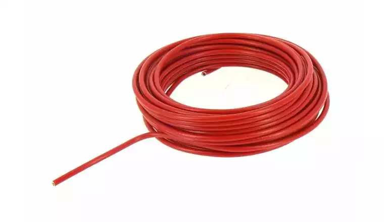 10M Cable électrique H07V-K 4mm2 rouge