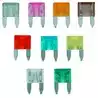 9 Mini fusibles enfichables 2 à 30A Clips zinc 3mm