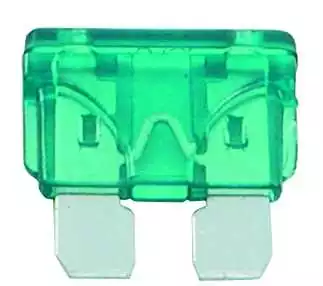 10 Fusibles enfichables 20A x 5 et 30A x 5 Clips zinc 6,35 mm