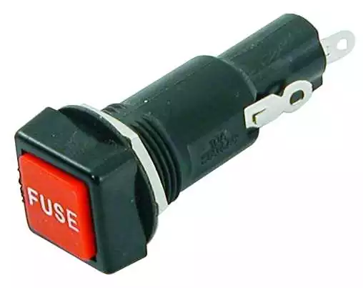 Porte fusible de tableau pour fusible verre 6,3 x 32mm