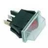 Interrupteur à bascule étanche 15A 12V ON-OFF lumineux rouge