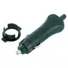 Fiche mâle 12V avec protection fusible 5A