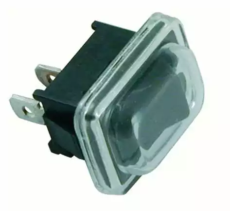 Interrupteur à bascule étanche 10A 12V ON-OFF noir