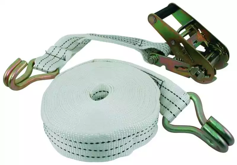 Sangle 4 tonnes en 2 parties Longueur 10M Largeur 50mm 2 crochets