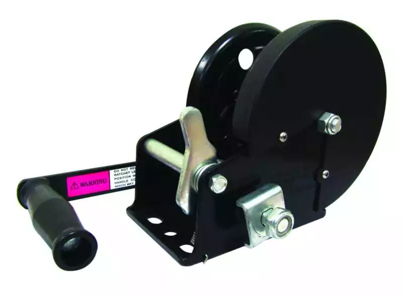 Treuil manuel de traction 1100Kg avec fixation sangle