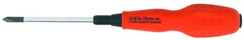 Tournevis cruciforme diamètre 4mm Longueur 75mm Lame MAGNÉTIQUE
