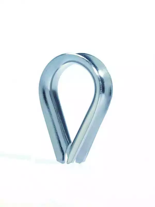 Cosse coeur inox diamètre 4mm