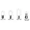 10 Ampoules 12V 15W E14 tube diamètre 16x54mm Vendu par 10