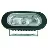 Projecteur de pont halogène H3 noir 12V 55W étrier Inox