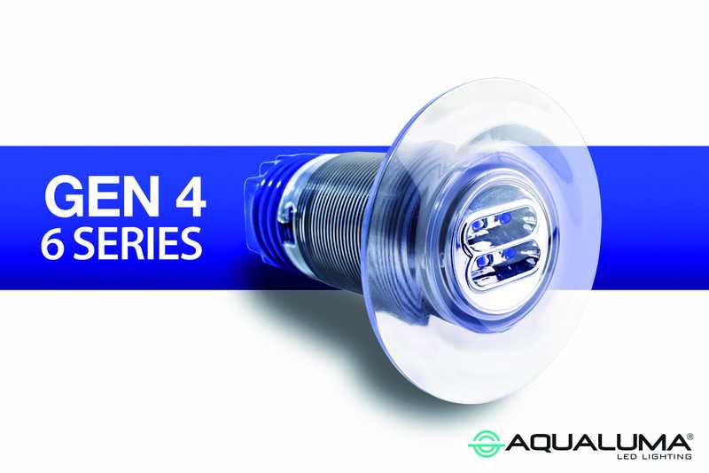 Projecteur sous-marin LED série 6 Gen IV éclairage bleu