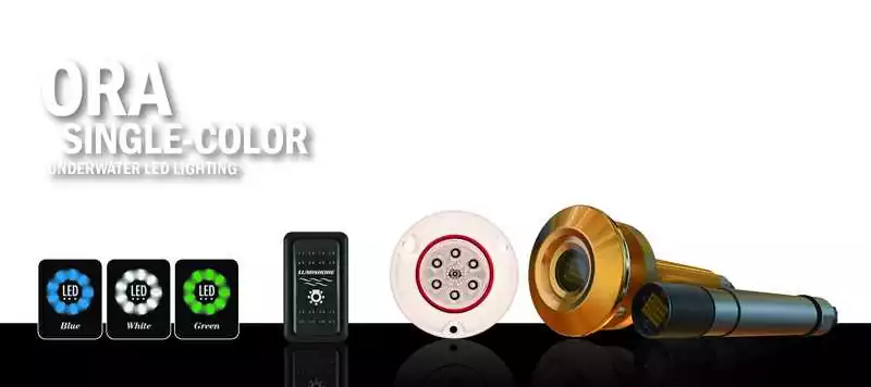 Projecteur LED sous-marin ORA SMX 11 éclairage bleu