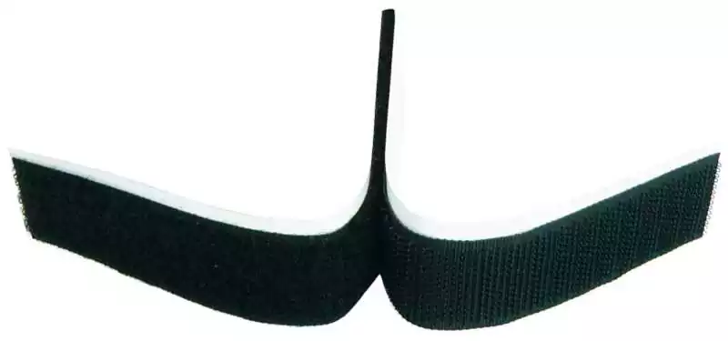 Scratch Noir type Velcro Longueur 30cm Largeur 25mm Bande agrippante