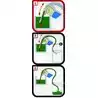 Pompe de transfert 10L/min pour tous les liquides