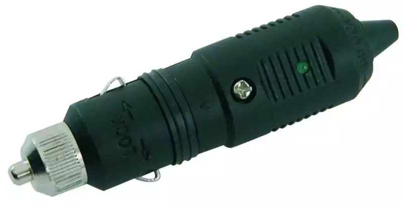 Fiche mâle allume cigare 12V universelle avec protection fusible 15A Fiche mâle allume cigare 12V universelle avec protection fusible 15A