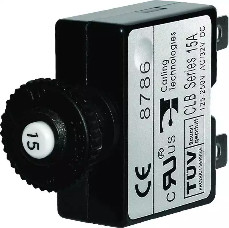 Disjoncteur unipolaire 15A push button