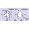 Disjoncteur thermique série 187 25A surface mount unipolaire saillie