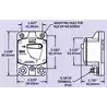 Disjoncteur thermique série 187 30A unipolaire surface mount