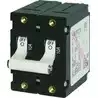 Disjoncteur Serie A Toggle blanc 10A bipolaire magnéto-thermique