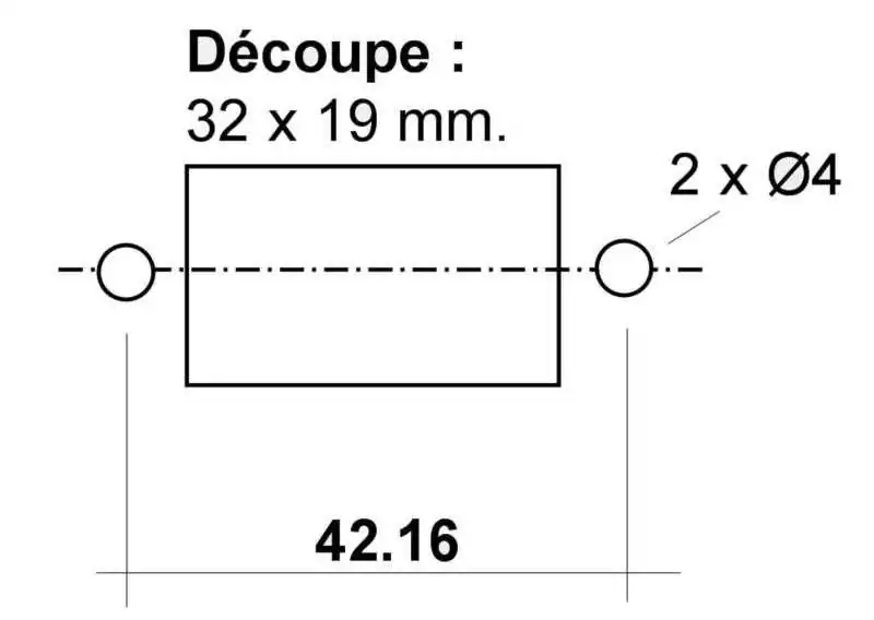 Disjoncteur magnétique Serie A Flatroc 10A bipolaire