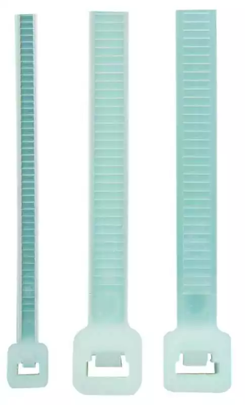 100 Attaches rapides 4,8 x 250mm Blanc