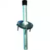 Kit Rotule inox pour coffre montage droit acceptant les tubes annelés