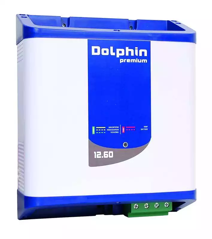 Chargeur Dolphin Premium 12V – 60A – 115/230V – 3 sorties – ISO 8846