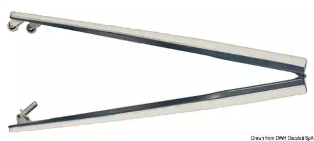 Passerelle pliante 2,2M composite Polybridge Largeur 35cm