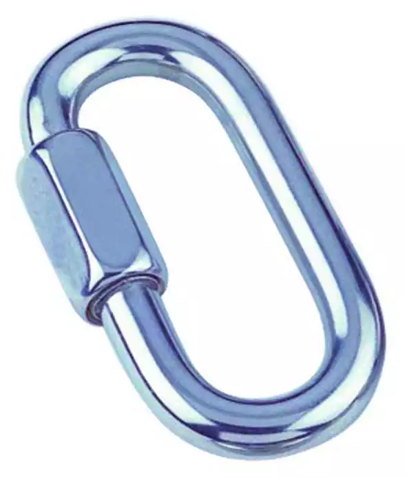 2 Maillons rapides inox diamètre 10mm Ouverture 12mm