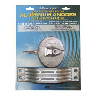 Kit anode aluminium pour Yamaha 200-250cv