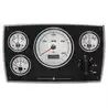 Tableau de bord moteur aluminium type MPA34 12V 4 instruments blanc 0-4000 RPM