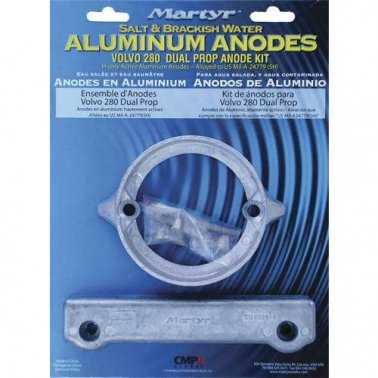 Kit anode alu pour Volvo 280 dual prop