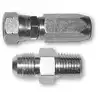 Jeu de raccords droits 1/4" pouces pour tuyau souple diamètre 8mm