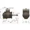 Pompe de type MTP089B pour type MT0230B MT0345B MT0455B MT0600B MT0900B MT1200B