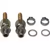 Jeu de raccords coudés tuyau souple 1/8 BSPP diamètre 6mm pompe 201 HB