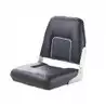 Siege luxe rabatable bleu marine coutures blanches