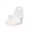 CAPTAIN siege blanc avec coussins amovibles inclus
