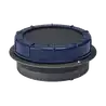 Trappe de visite universelle pour réservoir fuel et eau diamètre 120mm NOIR