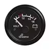 Voltmètre 8-16V noir diamètre 52MM
