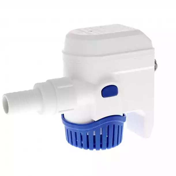 RULE-MATE 500B 24V débit 1860 L/H automatique sortie 19 et 25 mm 2 Ampères