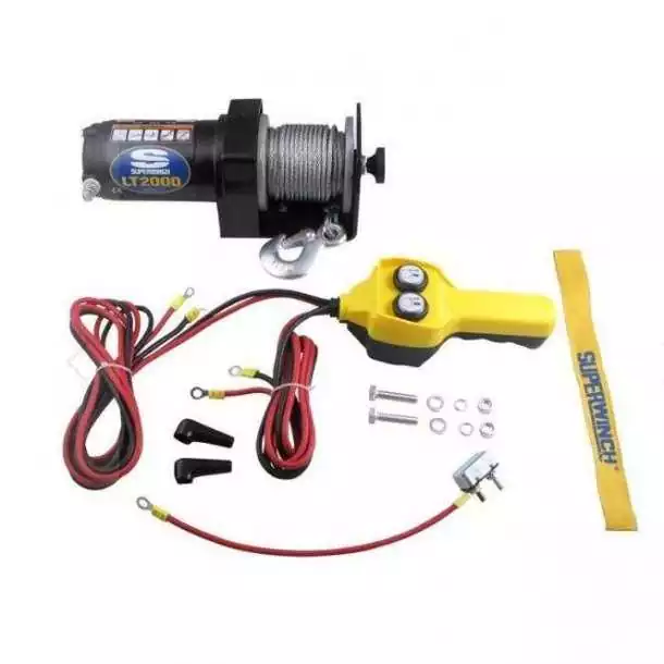 Treuil électrique LT2000 907kg 12V câble en acier
