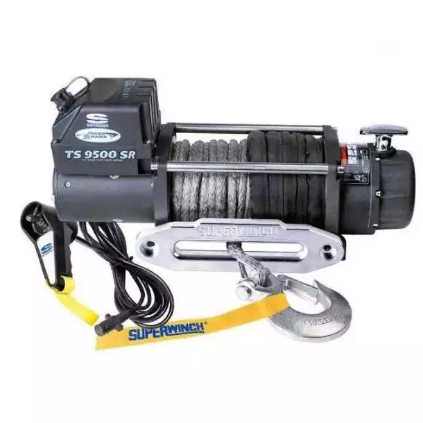 Treuil électrique Tiger Shark 9500 4309kg 12V câble synthétique