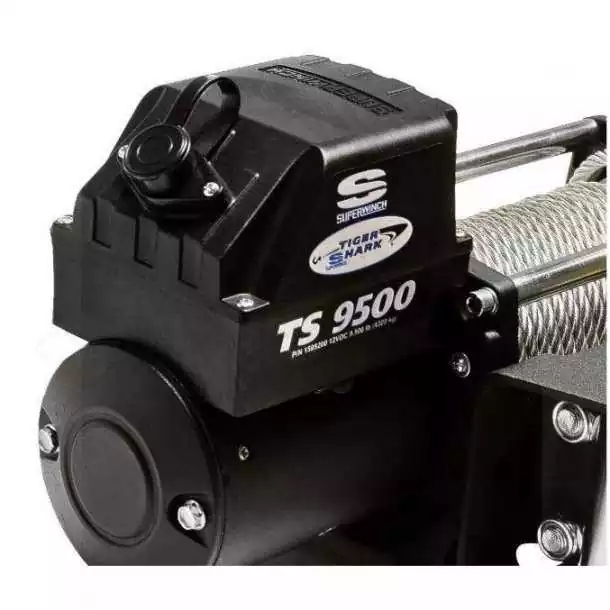 Treuil électrique Tiger Shark 9500 4309kg 12V câble synthétique