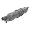 Waterlock /silencieux échappement 3 chambres de 15 litres échappement 60mm