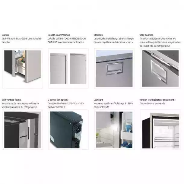 Seadrawer DW 70 BTX IM OCX2 congelateur et icemaker unité externe 230V