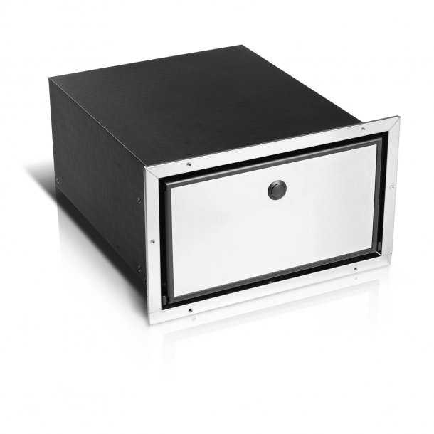 Réfrigérateur portable à tiroir 35L PUSH TURN Inox brillant unité externe