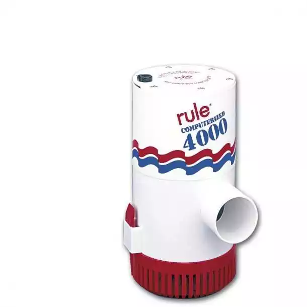 Pompe de cale immergeable Rule 4000 24V Débit 252 L/min 15A