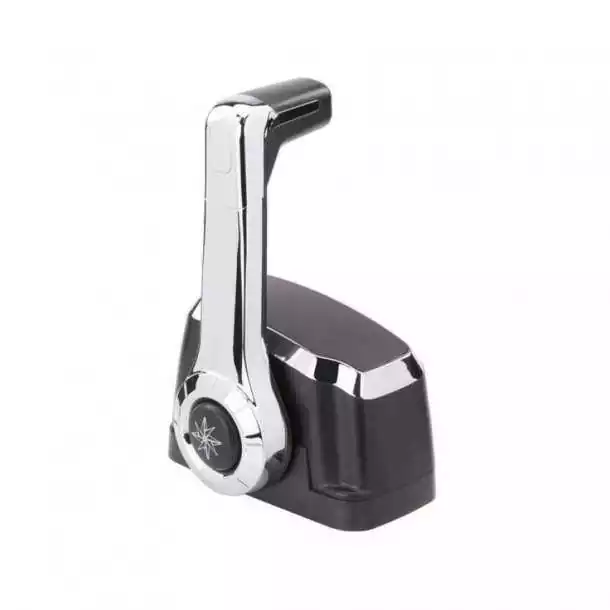 Boîtier de commande Xtreme pupitre simple chromé avec verrouillage neutre – sans trim – câbles 33C / 3300