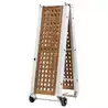 Passerelle pliante caillebotis en teck 260 cm