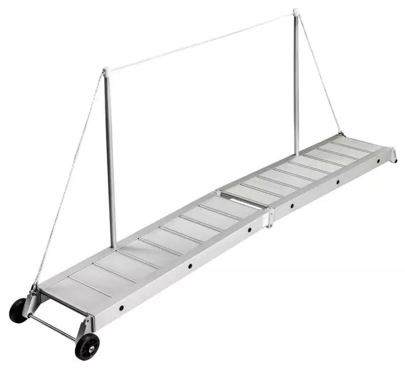 Passerelle pliable 310 cm en alu à montants renforcés