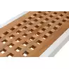 Passerelle pliante alu et teck Longueur 2,1M Largeur 36 cm